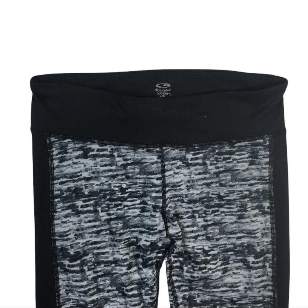 WJ455 Women’s Champion Duo Dry Stretch Athletic Exercise Leggings L - Picture 2 of 5